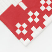Rood pine Tree Sweater Knit Blanket Fleece Deken (Hoek)