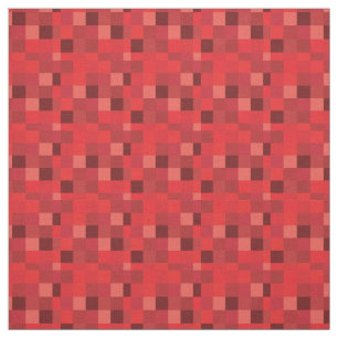 Rood pixelaatpatroon   Gamer Stof
