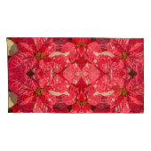 Rood plant Poinsettia Flower Kussensloop (Achterkant-Rechts)