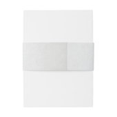 Rood Poppy bruiloft uitnodiging buik band Uitnodigingen Wikkel (Achterkant Voorbeeld)