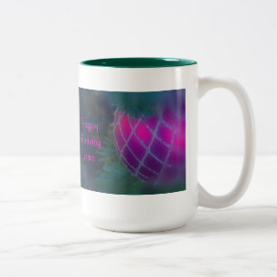 Rood religieus Gezegde kerstversiering Tweekleurige Koffiemok