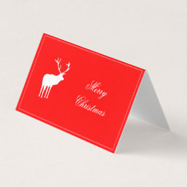 Rood rendier Elegant Vakantie Kaart