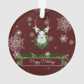 Rood rendierlijk Ornament (achterkant)