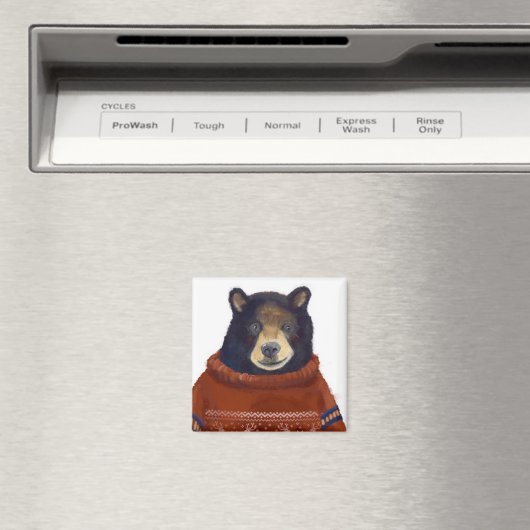 Rood rendierzweet Beer Magneet (Insitu (Vaatwasser))