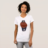 Rood rendierzweet Beer T-shirt (Voorkant volledig)