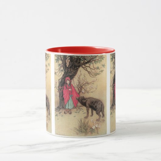  Rood Ridderhout van Warwick Goble Mok (Midden)