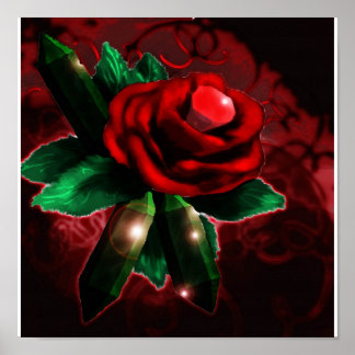 Rood, rode roze poster