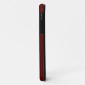 Rood roestvrij staal Metaal 2 Case-Mate iPhone Case (Achterkant/links)