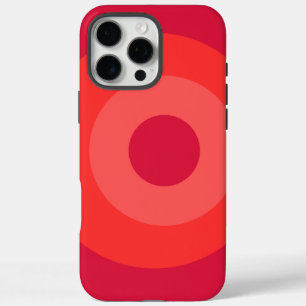 Rood Ronde Apple iPhone 16 Pro Max Hoesje