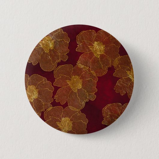 Rood Ronde Button 5,7 Cm (Voorkant)