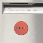 Rood Ronde Tuit Magnet Magneet (Insitu (Vaatwasser))