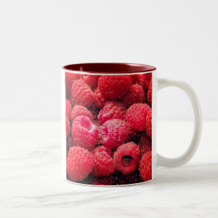 Rood rood tweekleurige koffiemok