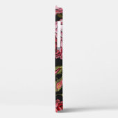  rood roos borduurpatroon Case-Mate iPhone case (Achterkant / Links)