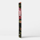  rood roos borduurpatroon Case-Mate iPhone case (Achterkant / Rechts)