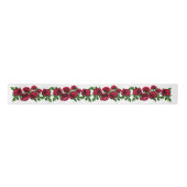 Rood Rose Bouquet Vloer Satin Lint (Voorkant)