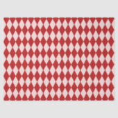 Rood & Roze Argyle Feestelijke Moderne Kerst Tissuepapier (Voorkant)