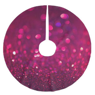Rood Roze Glitter: Abstract Bokeh Kerstboom Rok