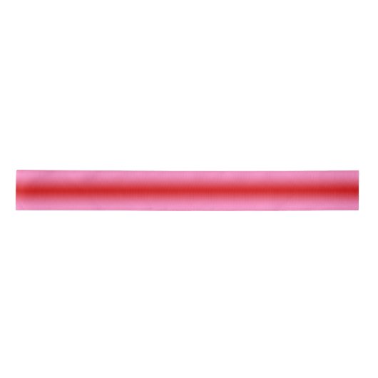 Rood roze gradiënt Ombré #2 Breedtegraad Lint (Voorkant)