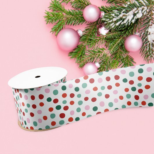 Rood, Roze, Groen Kerstmis Cheer Confetti Lint