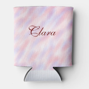 Rood roze kastanjebruin waterverf abstract voeg na blikjeskoeler