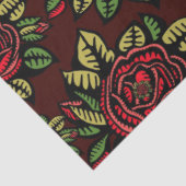 Rood roze tissuepapier (Detail)