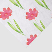 Rood, roze Waterverf ventilatorpatroon Tissuepapier (Detail)