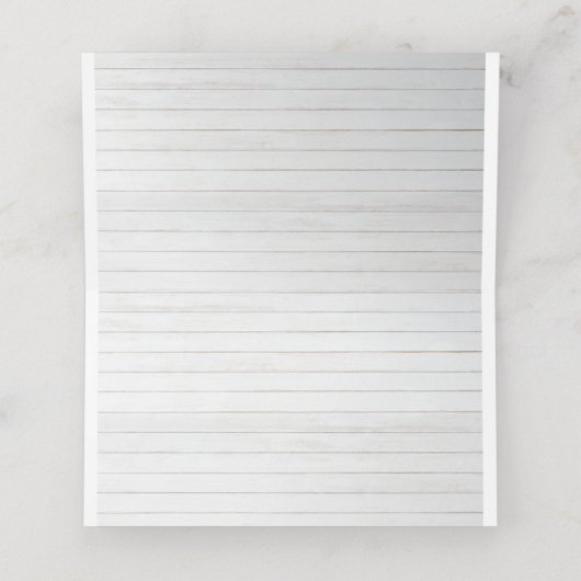 Rood rozen en pine tak kerstbruiloft (Binnenkant ongevouwen)