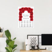 Rood rozen weddenschap poster (Thuiskantoor)