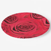 Rood rozenpapier bord (Gekanteld)