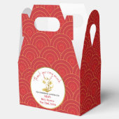 Rood Schattige Little Dragon 1 is op weg naar Baby Bedankdoosjes (Geopend)