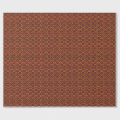 Rood schijnen cadeaupapier (Vlak)