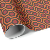 Rood schijnen cadeaupapier (Rol Hoek)