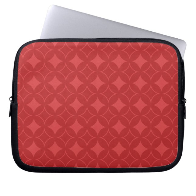 Rood schildpad laptop sleeve (Voorkant)