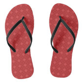 Rood schildpad teenslippers (Voetbed)
