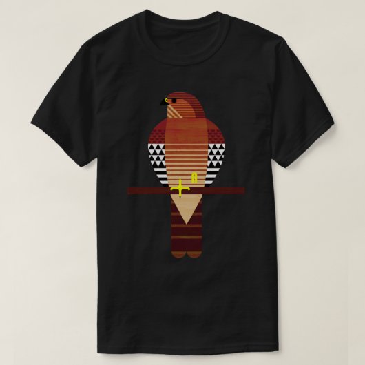 Rood-schuurder Hawk Classic T-Shirt.png T-shirt (Design voorkant)