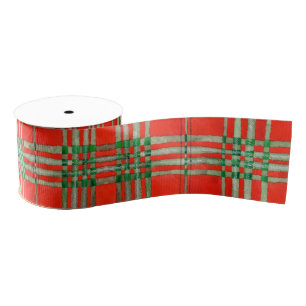 ROOD SCOTT TARTAN 3"Breed Grosgrain Lint