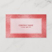 Rood-shimmering-iriserende textuur visitekaartje (Voorkant)