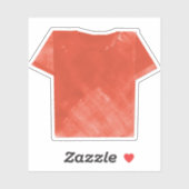 rood shirt sticker (Vel)