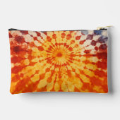 Rood Sinaasappel Blauwe Tie Dye Etui (Achterkant)