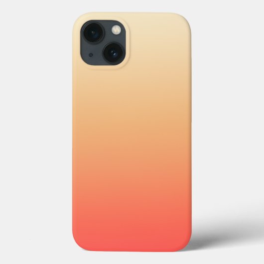 Rood sinaasappel en geel verloop Case-Mate iPhone case (Achterkant)