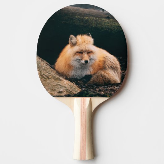 Rood slipje tafeltennisbatje (Voorkant)