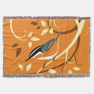 Rood snoepje op gestileerde boomvertakking deken