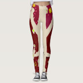 Rood spiegeltje leggings (Voorkant)
