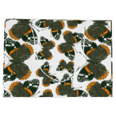 Rood spiegelvlinderpatroon large cadeautasje (Achterkant)