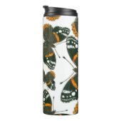 Rood spiegelvlinderpatroon thermosbeker (Geroteerd rechts)