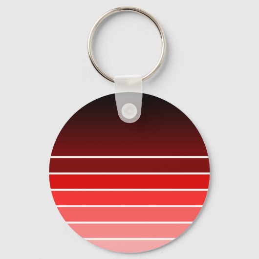 rood staal sleutelhanger (Voorkant)