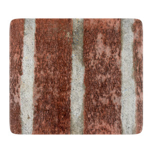Rood stenen muur Concrete cementtextuur Snijplank