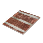 Rood stenen muur Concrete cementtextuur Tegeltje (Zijkant)