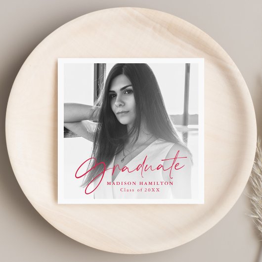 Rood | Stijlvol Afstuderen van de Foto van het Man Servet