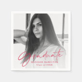 Rood | Stijlvol Afstuderen van de Foto van het Man Servet (Voorkant)